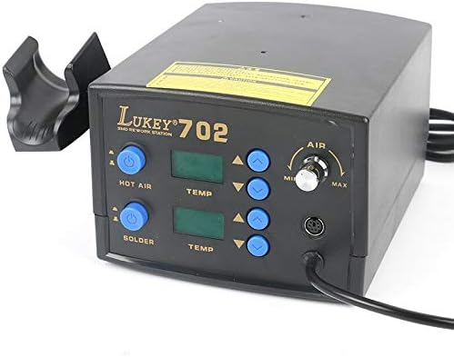 Close-up of the LUKEY 702 control panel