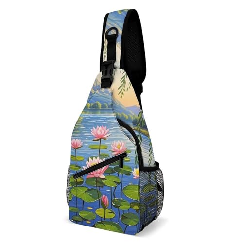 Mochila de hombro Willow Willow Lotus ideal para excursiones de fin de semana y paseos de hombres