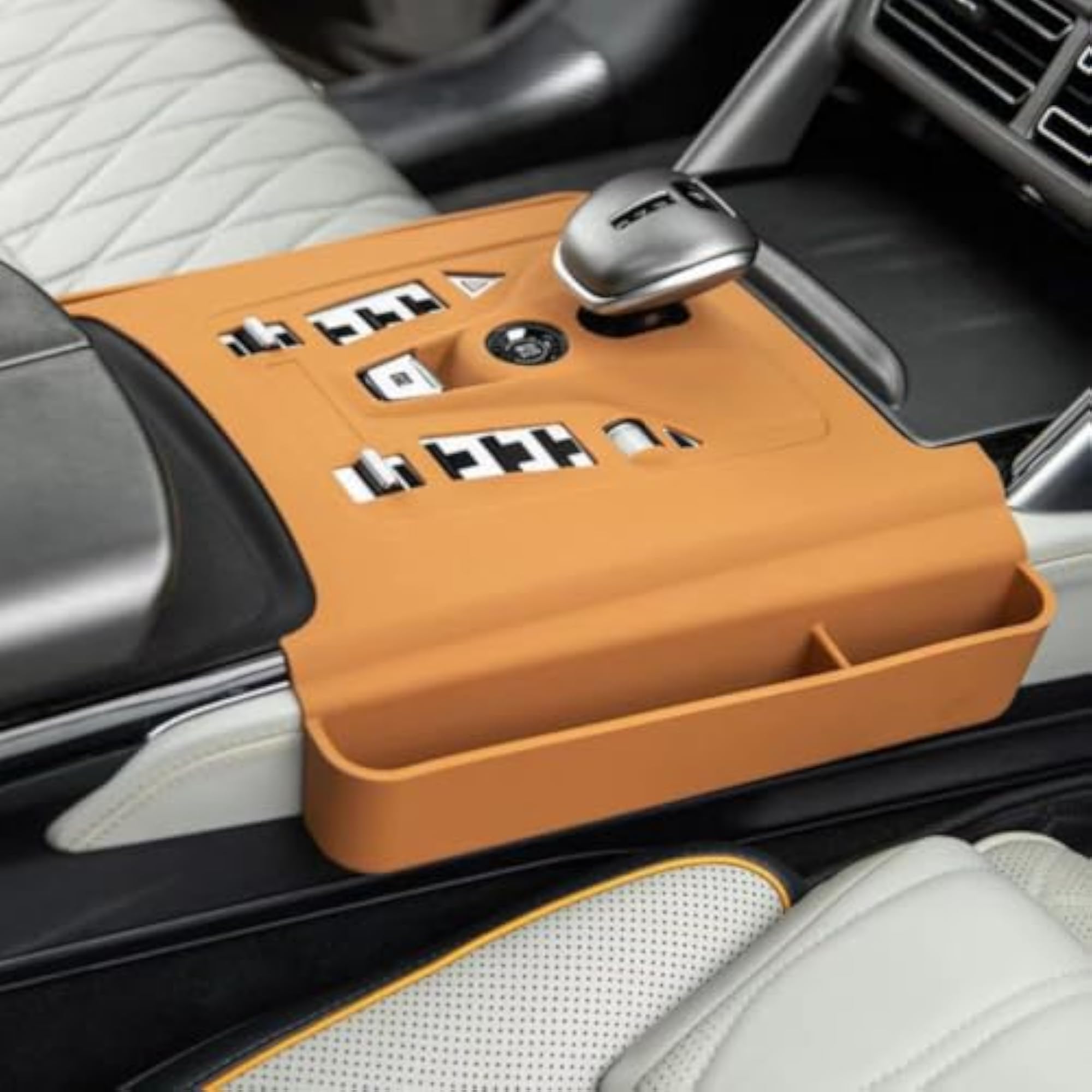 Molded Silicone Console, Orange