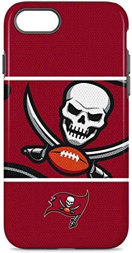 Skinit Pro Phone Case Compatible with iPhone 8 - Officially Licensed NFL Tampa Bay Buccaneers Large Logo Design