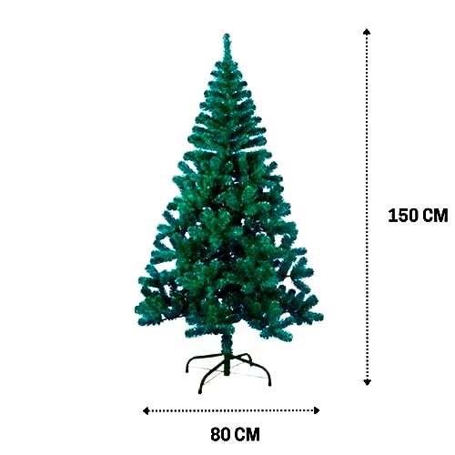 Arvore de Natal 1,50 M 300 Galhos Pinheiro Verde Premium Pinheiro Decoração Natalina Cheia Pinheirin