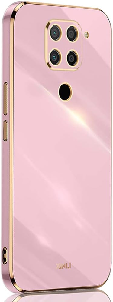 SEAHAI Funda para Xiaomi Redmi Note 9, Galvanoplastia de Diseño de Phnom Penh Elegante Delgada a Prueba de Golpes TPU de Goma Suave Carcasa de Silicona Colorida, Púrpura