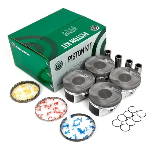 Evergreen SA-5494185946-0 Pistons with Rings Compatible With/For 09-16 Toyota Camry Rav4 Scion tC 2.5L 2ARFE