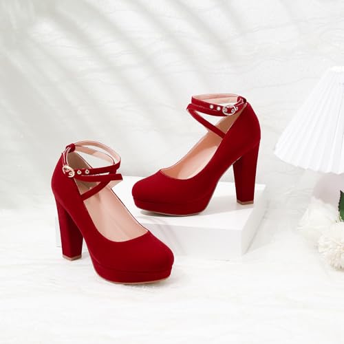 Image of Mostrin Fashion Vintage Womens Small Bowtie Platform Pumps Ladies Sexy High Heeled Shoes