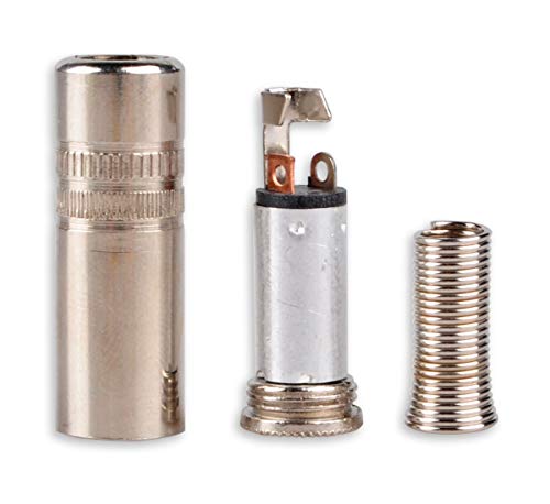 Besmelody 4-Pack 3.5mm Female Socket Repair Headphone Earphone 3 Pole TRS Jack Stereo Audio Plug Connector Soldering