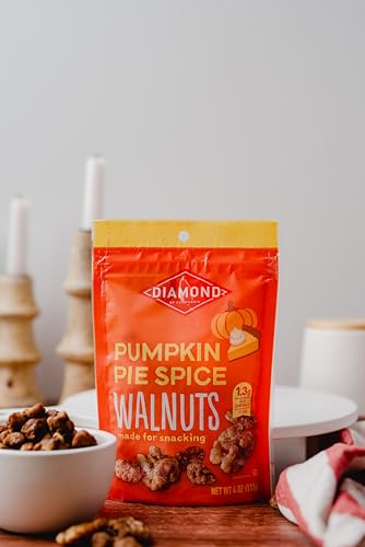 Image of Diamond of California Pumpkin Pie Snack Walnuts, 4 oz, 2 Pack