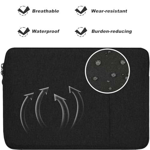 Bolsos de caja protectores para computadora de 15.6" con funda negra 4