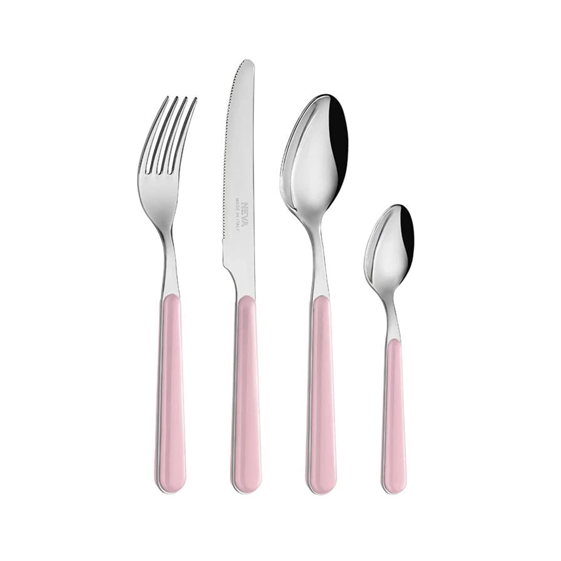Neva Servizio Posate Set 24 Pezzi Colore Polveroso Rosa