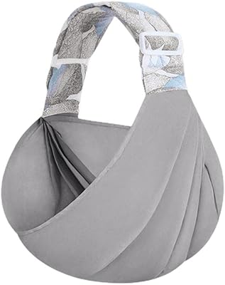 Baby Carrier Wrap, Hands Free Baby Carrier, Adjustable 3D Mesh Baby Wrap Carrier Baby Sling Baby Backpack Carrier with Thi...