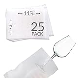 uBoxes 7'x11-7/8' Foam Pouches for Glasses (25 Pack) Protect Dishes