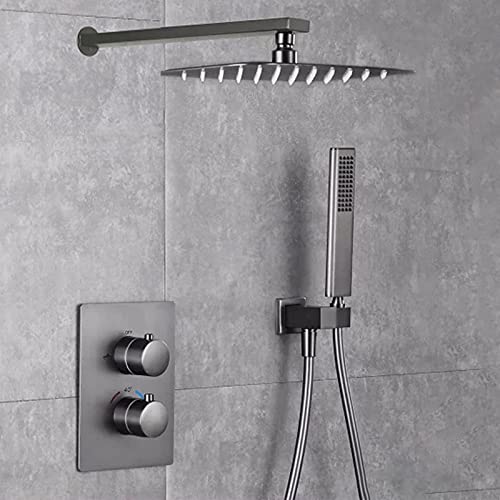 Système de douche thermostatique anti-variation de température en laiton
