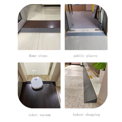 Alfombrilla rampa umbral para robot aspirador: resistente al desgaste y a la presión, adecuada para suelos y raíles de puertas correderas miniatura 5