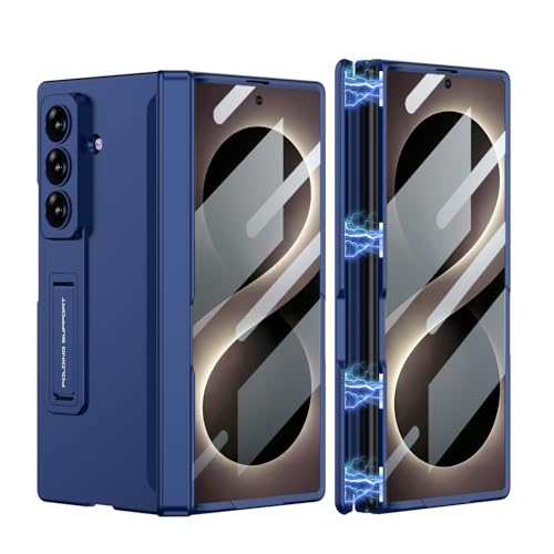 Coque Samsung Z Fold 8 Ultra avec protection d'écran en verre et béquille de support amovible