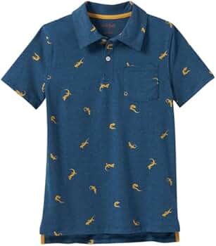 Amazon.com: Cat & Jack Boys' Knit Polo Short Sleeve Shirt - Size