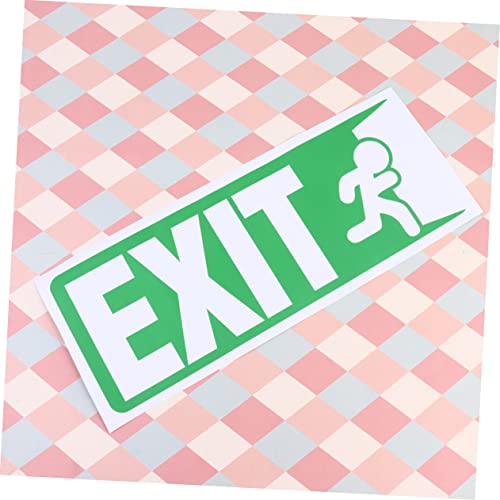 Autocollants de porte Exit jojofuny imperméables pour la signalisation de bureau - 6