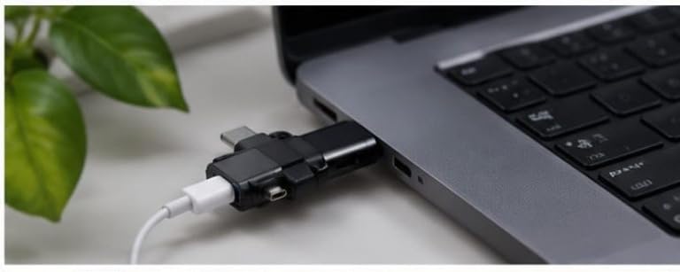 Image of 3-in-1 Universal USB OTG Adapter for Type-C, Micro USB & Lightning Devices