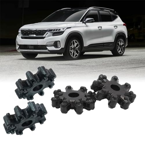 4 Stück Auto Lenksäulenkupplung, 563152K000FFF Flexible Kupplung, Kupplung Lenkkupplung Kunststoff, Lenkkupplung Lenksäule Zahnrad Zwischenhebel Buchse Koppler