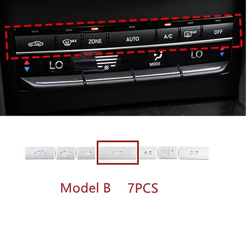 Cache-boutons de climatisation centrale Mercedes W212 pour réparer les touches usées - 2