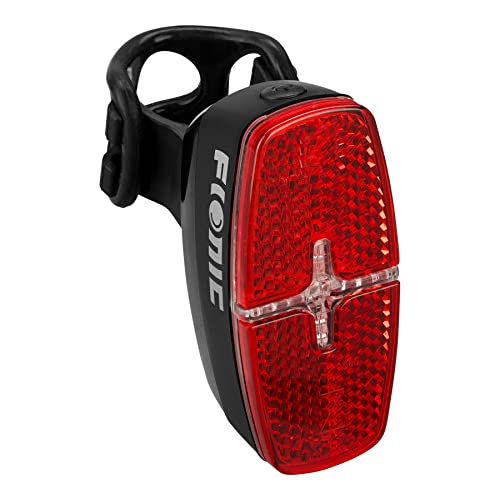 FIONIC® Glitter R Battery, Fahrrad Rücklicht, Fahrradlicht hinten, Fahrradbeleuchtung IPX5 wasserdicht, StVZO zugelassen Cover