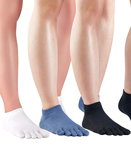 Chaussettes à orteils Knitido anti-ampoules en coton Everyday Essentials