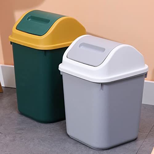Poubelle plastique 360 degrés Cocoarm avec couvercle rotatif compact et hermétique