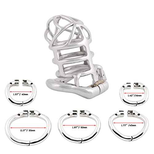 Ternence Stealth Convenient Lock Chastity Cage Device Ergonomic Design For Male Sm Penis Exercise Sex Toys K436 (36Mm/ Xs Size) #TOP1