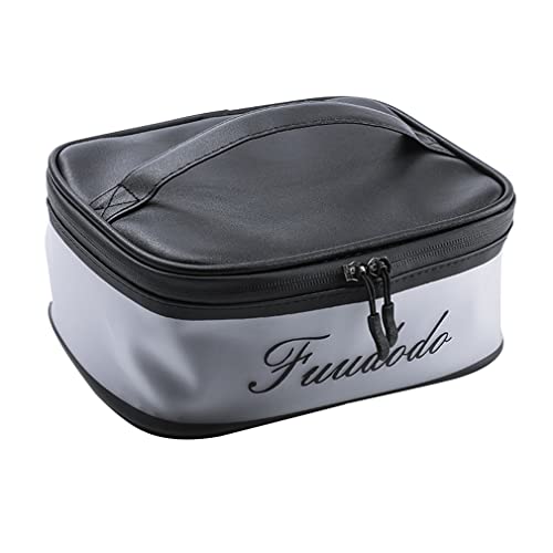 LKMY Trousse de Toilette en polyuréthane, Trousse de Maquillage, Trousse de Toilette Portable de Voyage avec étui de Rangement pour pinceaux pour Femmes, Filles, Hommes Cover