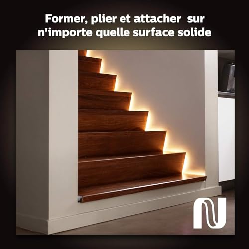 Suspension Philips Hue Ensis et LightStrip 1m Connectés