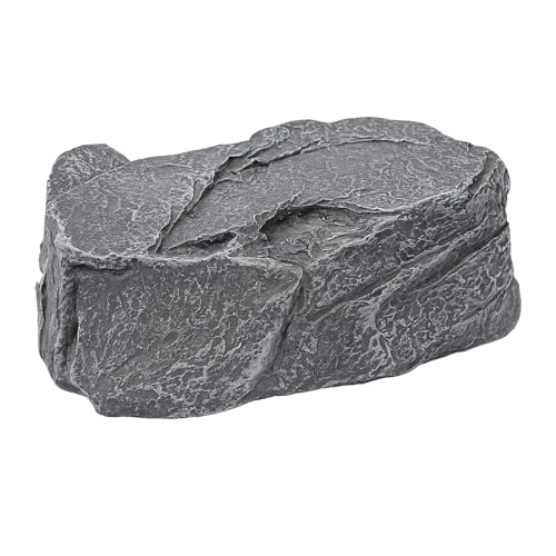 Fake Rock Hidden Storage Key Hider, Waterproofing Decoration Safe Holder with Secret Compartment, Hidden Key Box for Bushes, Grass or Landscape Rocks