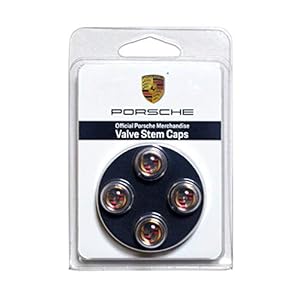 Porsche Color Valve Stem Caps, Set of Four. Good even for Valentine's Day for Porsche Enthusiasts.