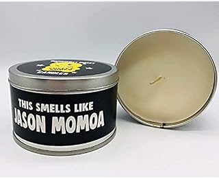Wanky Candle Tin Novelty Gift Candle Smells Like Jason Momoa