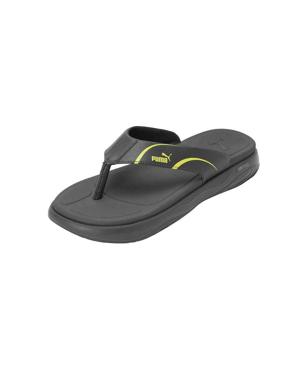 Puma Mens Softride Seave Xpress Mineral Gray-Lime Sheen Slipper - 7 UK (39713302) (B0D2DCNG9C) Amazon Price History, Amazon Price Tracker