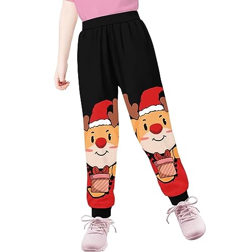 Hawapod Kids Sweatpants Elastic Waist Flap Pants Youth Lightweight Casual Pants Boys 6-7 Years4