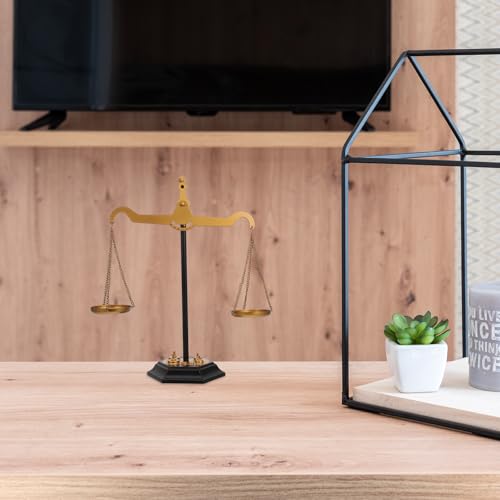 Balance en fer forgé UKCOCO objet déco vintage pour table et bureau - 7