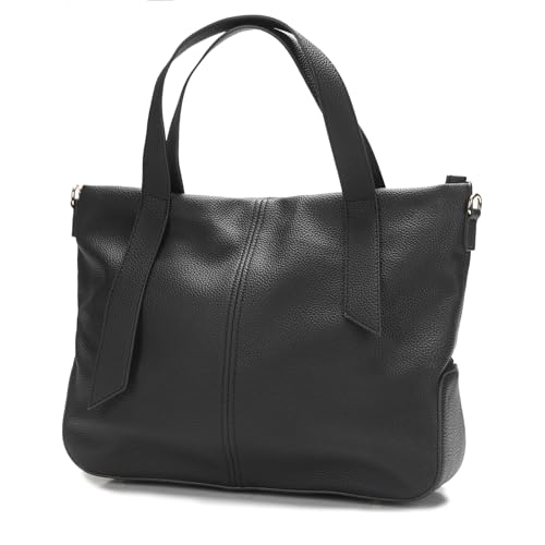 Leather Tote Shoulder Bag for Women Satchel Handbag with Top Handles | Minimalist Elegant | Large Capacity Bag2