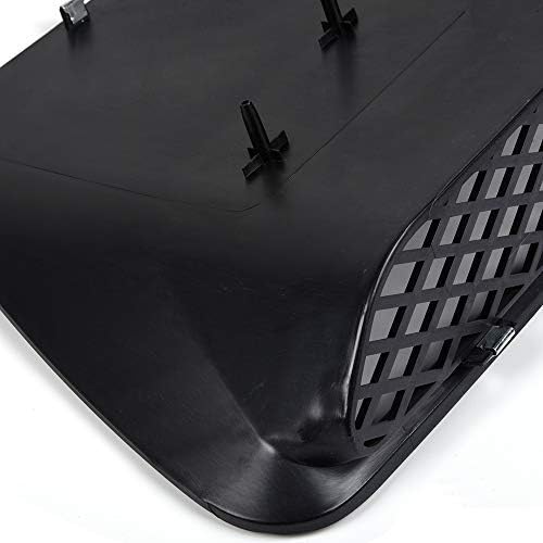 Hood Scoop Molding Bezel w/ 4 Retainer Nuts Compatible with 2004-2005 Dodge Ram 1500 SRT Replace OE# YL23TZZAB 5029770AA