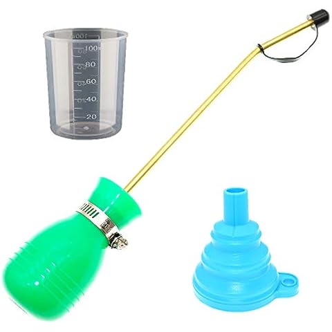 BITEYI Pest Control Bulb Sprayer Handheld Pesticide Diatomaceous Earth Powder Duster With Long Copper Tube Easy-to-Use To Get Rid of Bugs & Pests (Green) Cover