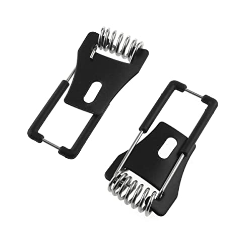 Image of 10pcs Downlight Panel Lamp Spring Clip Black T1.1x15.5x45mm Light Emitting Diode Recessed Lighting Accessories for Ceiling Lamp