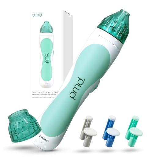 PMD Personal Microderm Classic - At-Home Microdermabrasion Machine with Kit for Face & Body, Teal