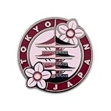 Vagabond Heart Tokyo Pin - Hard Enamel Lapel Pin Badge Tokyo Japan Souvenir - Metal Travel Brooch...