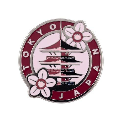 Vagabond Heart Tokyo Pin - Hard Enamel Lapel Pin Badge Tokyo Japan Souvenir - Metal Travel Brooch...
