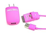 iKeep CC1PINK Candi Universal Charging Cord, 6-Feet - Retail Packaging - Pink