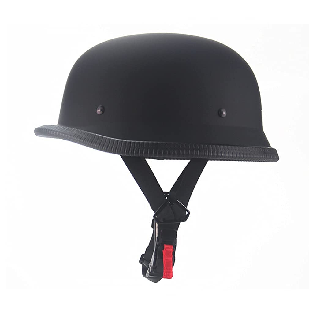 German Style Motorcycle Helmet, Thin Skull Cap Half Helmet for Adult