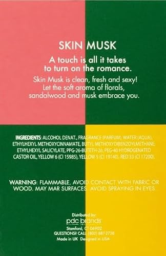 Skin Musk Perfume By 𝖯𝖺𝗋𝖿𝗎𝗆𝗌 𝖣𝖾 𝖢𝗈𝖾𝗎𝗋 Cologne Spray 2 Oz, Cologne Spray (Pack of 1)