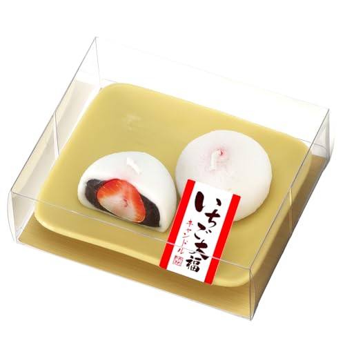 Bougie Mochi Fraise Ichigo Daifuku Kameyama 4901435209425 décoration
