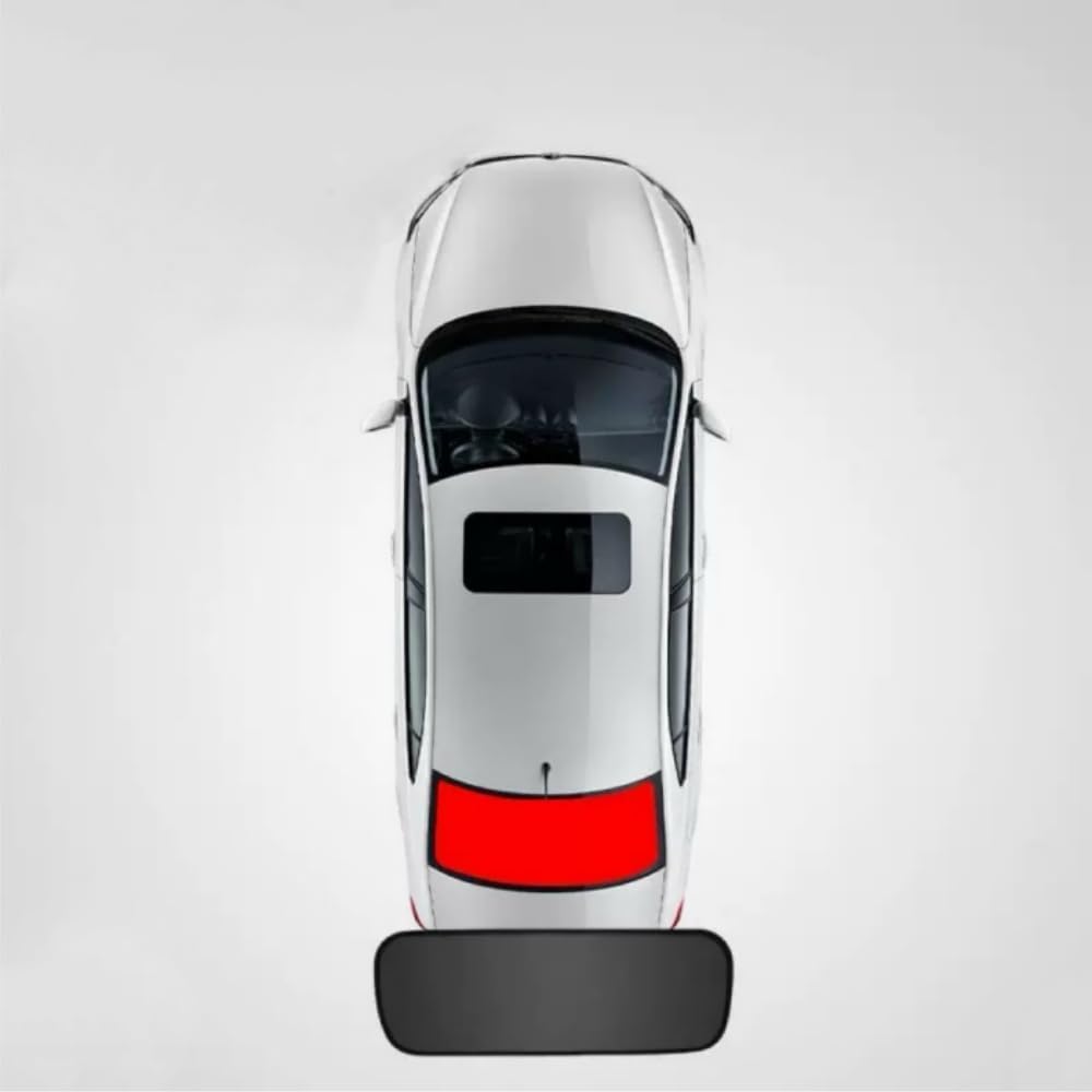 Car Window Sun Shade for BYD E6 2021 Embedded Privacy Curtains 100% Block Light for Changing Clothes and Breastfeeding etc,Normal-Rear Windshield