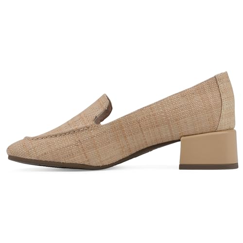 Image of CLIFFS BY WHITE MOUNTAIN Women's Quinta Low Block Heel Loafer