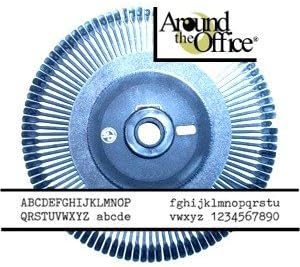 Adler/Royal Powerwriter and Satellite 40, 80 Printwheels