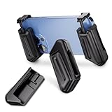 ハンドルコントローラー スマホコントローラー 携帯電話ゲーム コントローラー スマホ ゲームコントローラー ゲームグリップ ジョイスティックハンドル 折りたたみ式スタンド 多種対応可能 スマホ ゲームグリップ