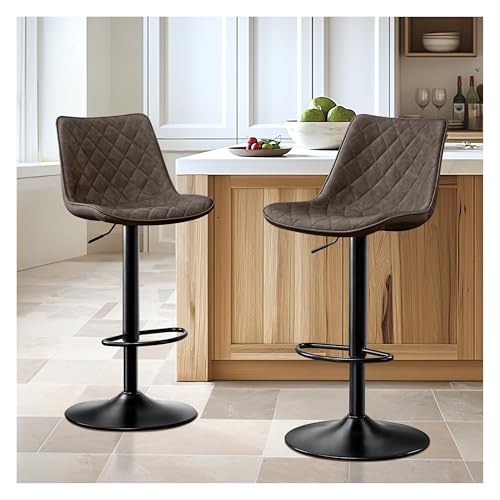 STOOLINK Barhocker 2er Set Barstuhl Höhenverstellbar mit...